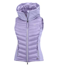 Felix Bühler Gilet d'équitation bi-matière à capuche Zoey lavande