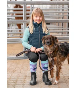 STEEDS Gilet d'équitation bi-matière Enfant Sarah II pétrole Discount