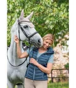 Felix Bühler Gilet d'équitation bi-matière à capuche Zoey pétrole Discount
