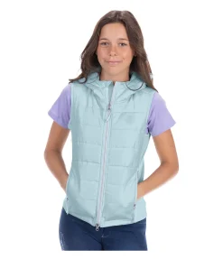 STEEDS Gilet d'équitation bi-matière Enfant Mika menthe glacee New
