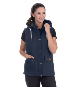 TWIN OAKS Gilet d'équitation en coton huilé Granada navy Online
