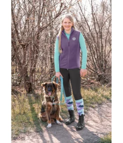 STEEDS Gilet d'équitation en polaire enfant Magali lila givré Best