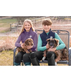 STEEDS Gilet d'équitation en polaire enfant Magali lila givré Best