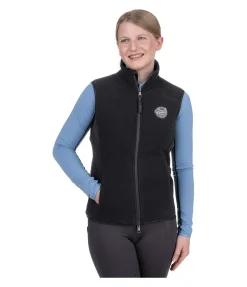 STEEDS Gilet d'équitation en polaire enfant Magali noir Discount