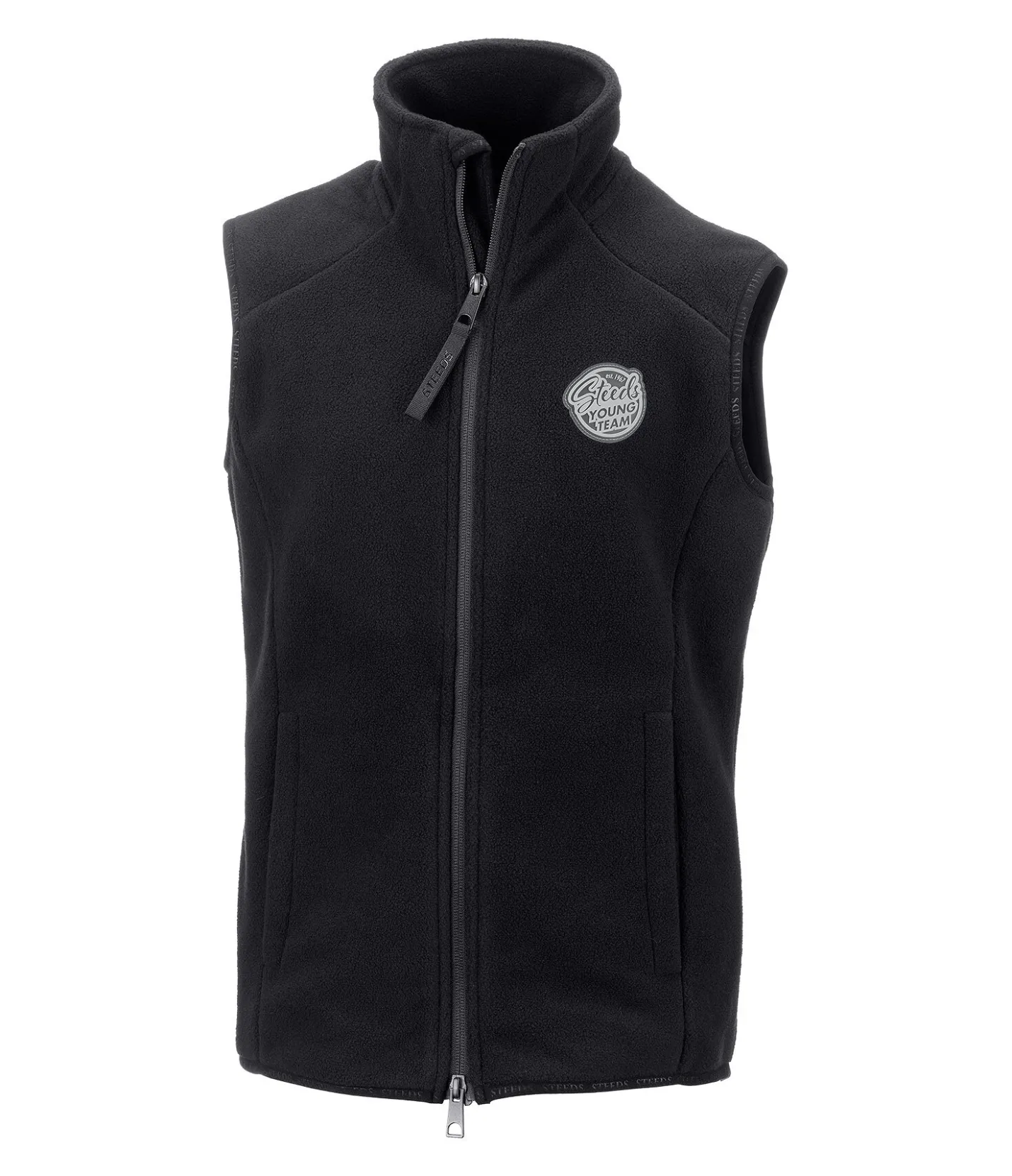 STEEDS Gilet d'équitation en polaire enfant Magali noir Discount