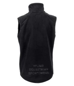 STEEDS Gilet d'équitation en polaire enfant Magali noir Discount