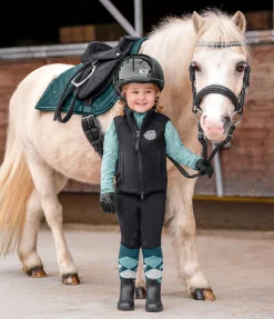 STEEDS Gilet d'équitation en polaire enfant Magali noir Discount