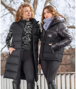 Felix Bühler Gilet d'équitation matelassé long Amber noir Online