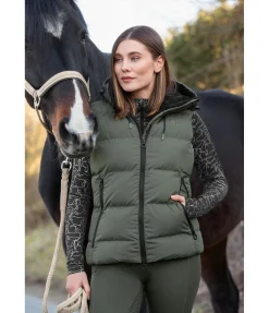 STEEDS Gilet d'équitation matelassé à capuche Mira III forêt Online
