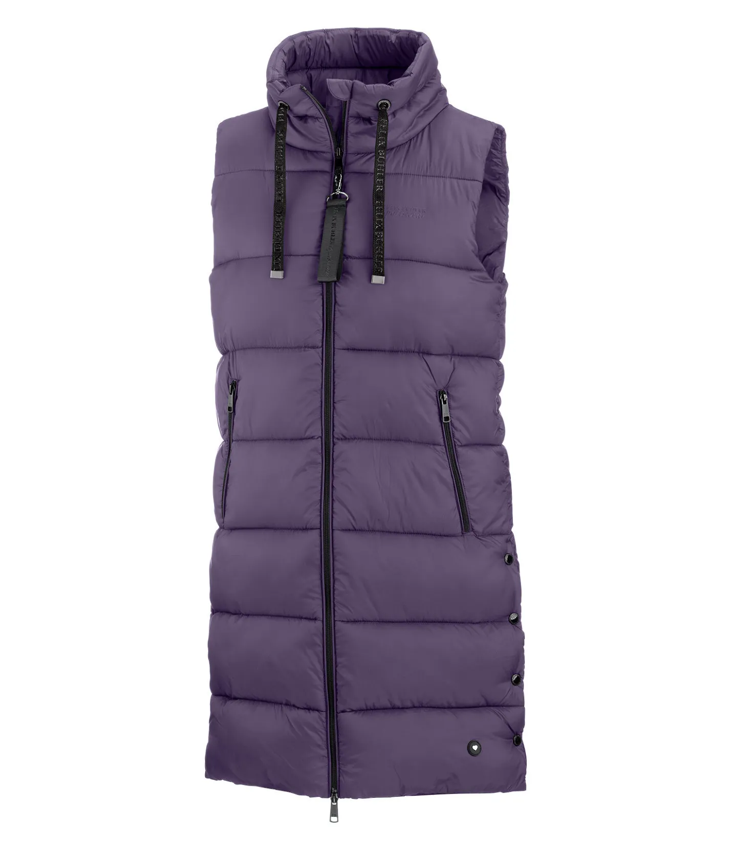 Felix Bühler Gilet d'équitation matelassé long Amber violet foncé Clearance