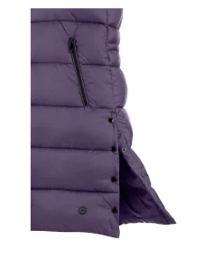 Felix Bühler Gilet d'équitation matelassé long Amber violet foncé Clearance