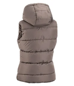 STEEDS Gilet d'équitation matelassé à capuche Mira III noix Hot
