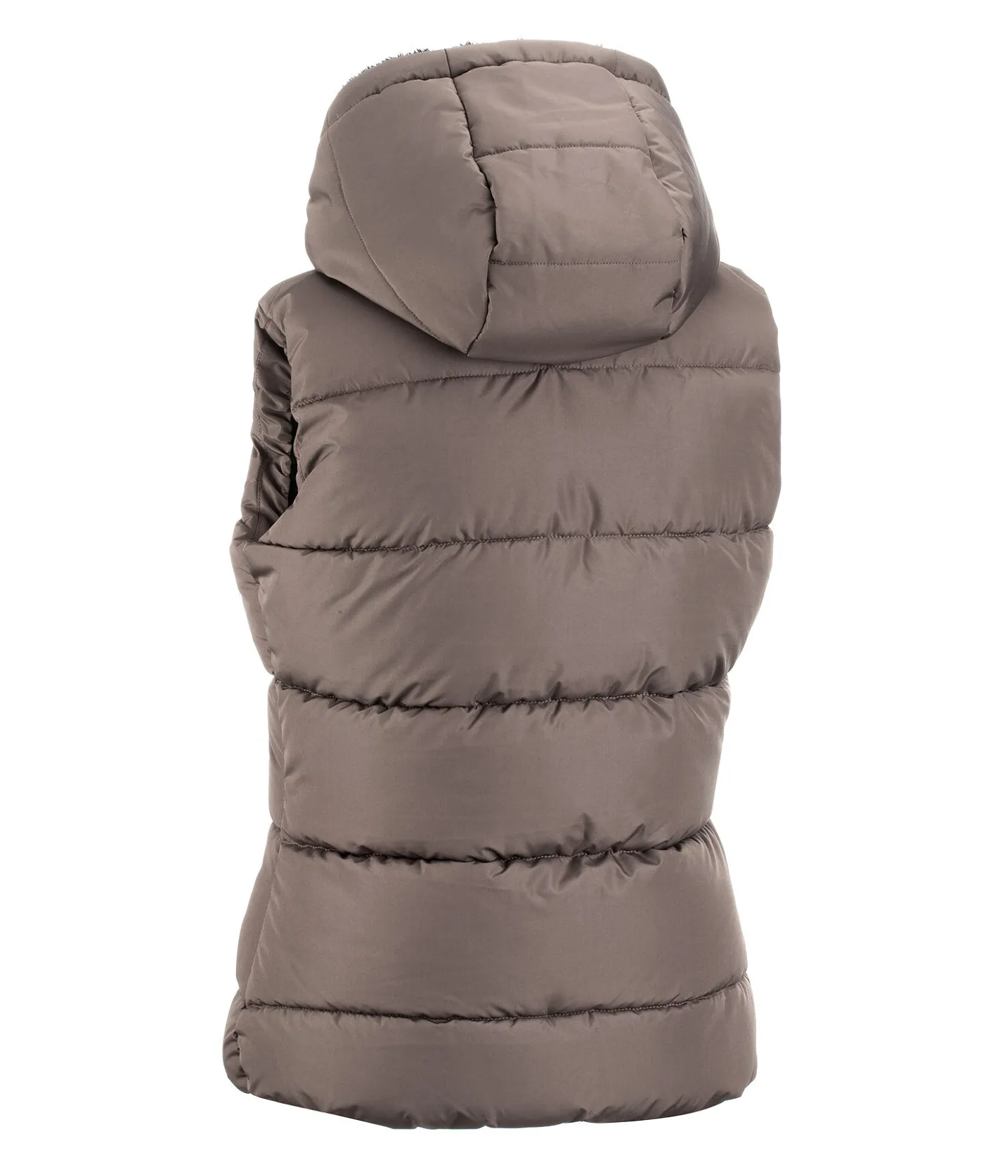 STEEDS Gilet d'équitation matelassé à capuche Mira III noix Hot