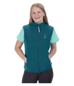 STEEDS Gilet d'équitation polaire enfant Cadis turquoise foncé Discount