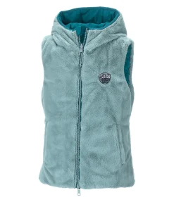 STEEDS Gilet d'équitation réversible enfant Solina turquoise foncé Sale