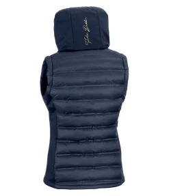 Felix Bühler Gilet d'équitation softshell bi-matière à capuche Jessy navy Online