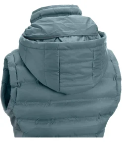 Felix Bühler Gilet d'équitation softshell bi-matière à capuche Jessy vert jade Clearance