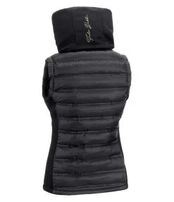 Felix Bühler Gilet d'équitation softshell bi-matière à capuche Jessy noir New