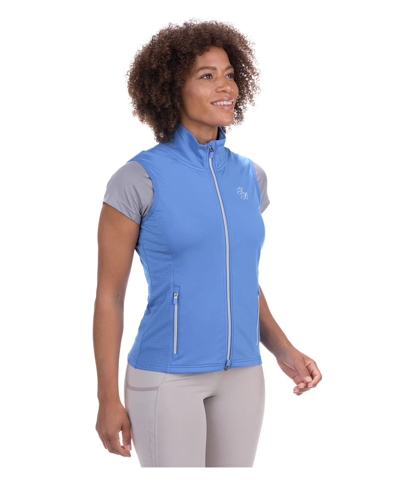 Felix Bühler Gilet d'équitation stretch Performance Marit bleu Ibiza Discount