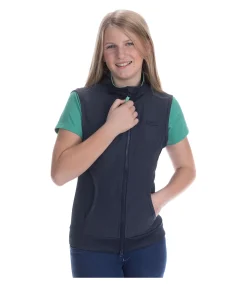 STEEDS Gilet d'équitation stretch bi-matière Enfant Hedi marine Clearance