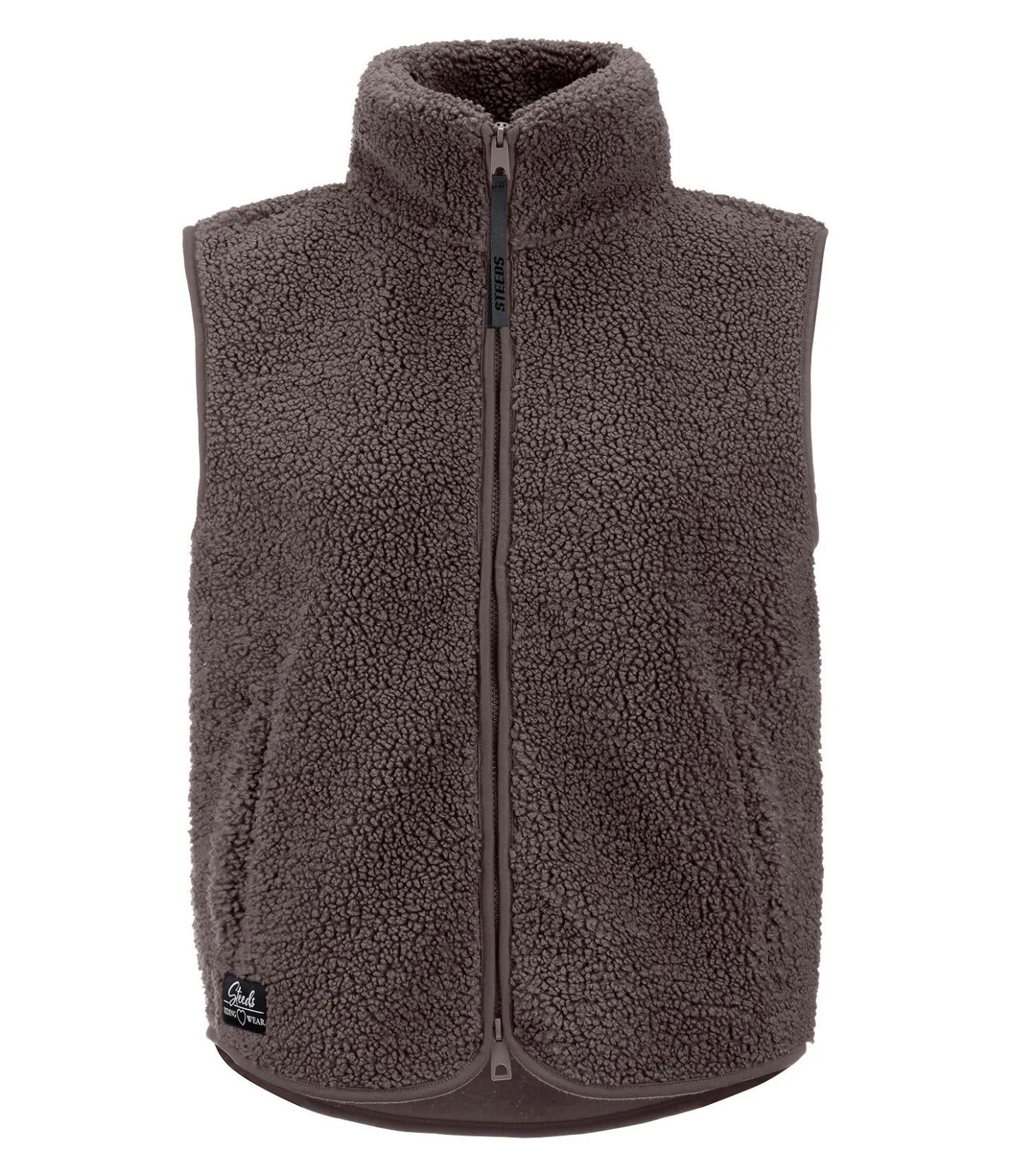 STEEDS Gilet en polaire Teddy Nelly noix Best