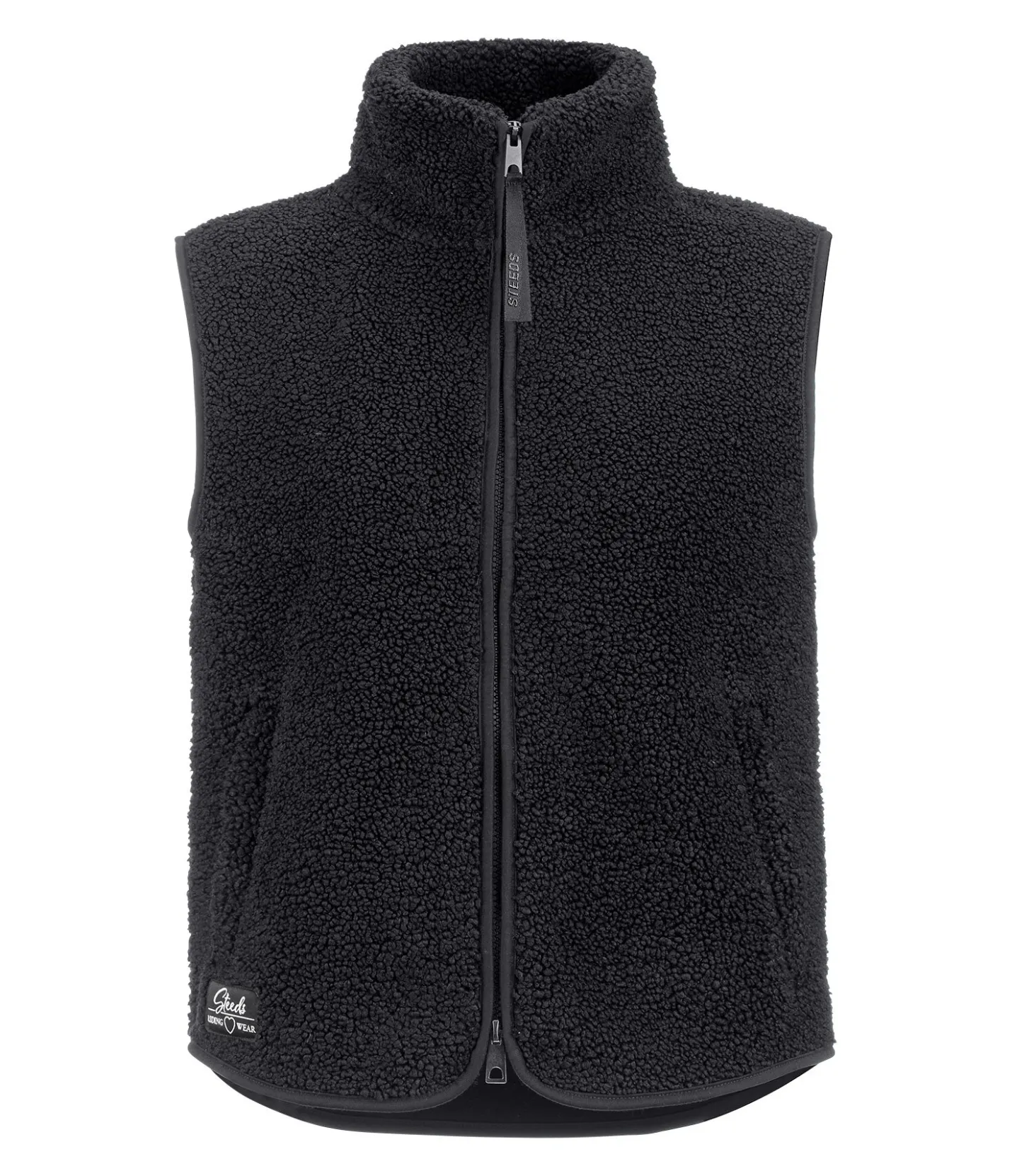 STEEDS Gilet en polaire Teddy Nelly noir New