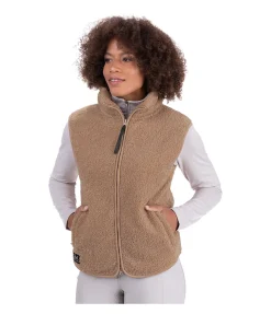 STEEDS Gilet en polaire Teddy Nelly caramel dorè Outlet