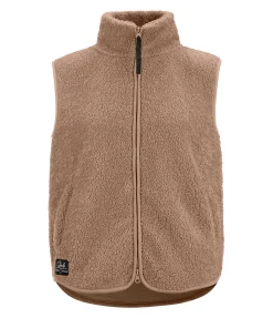 STEEDS Gilet en polaire Teddy Nelly caramel dorè Outlet