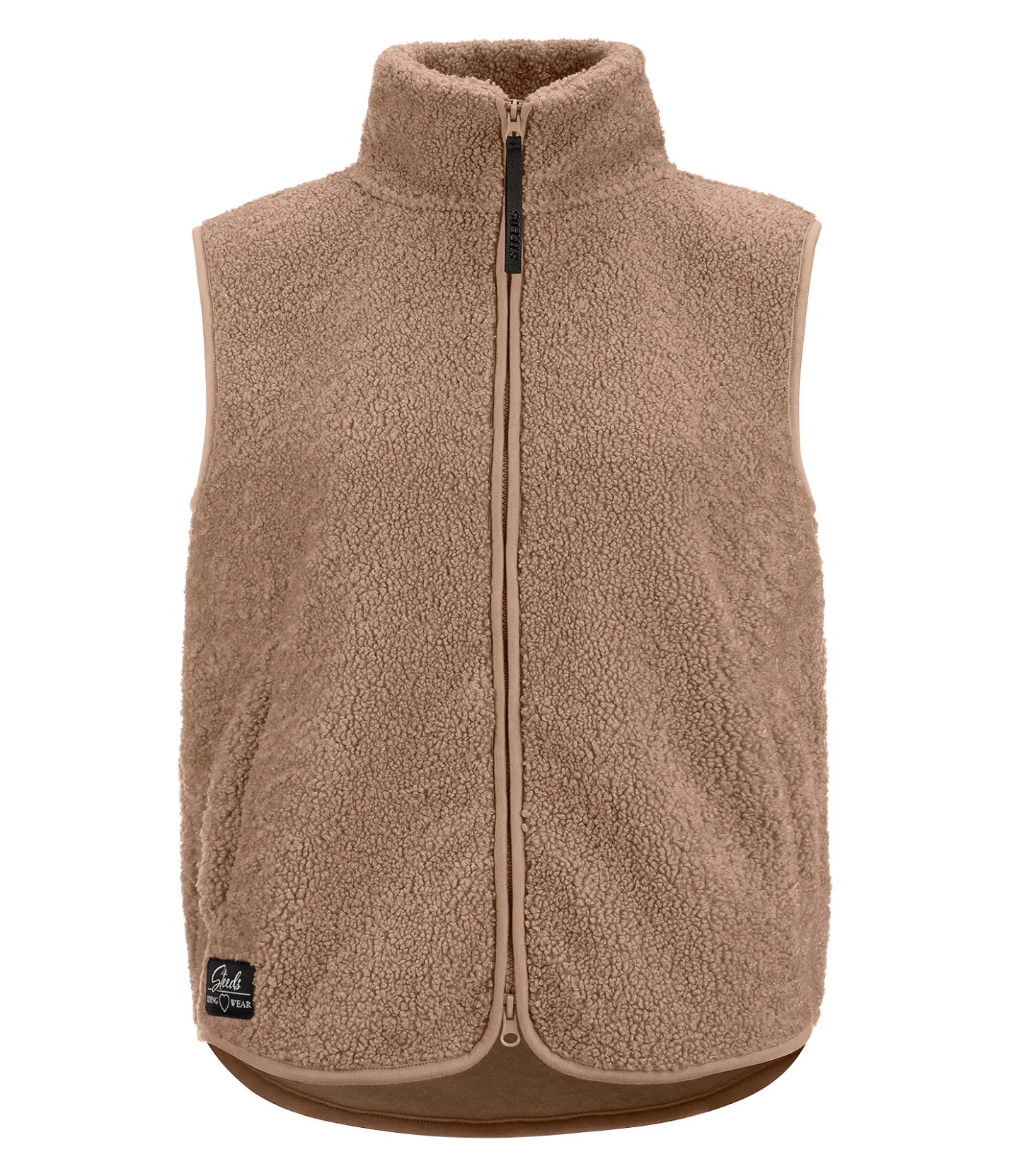 STEEDS Gilet en polaire Teddy Nelly caramel dorè Outlet