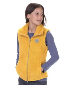 STEEDS Gilet en polaire Teddy Enfant Ylvie mangue dorée Outlet