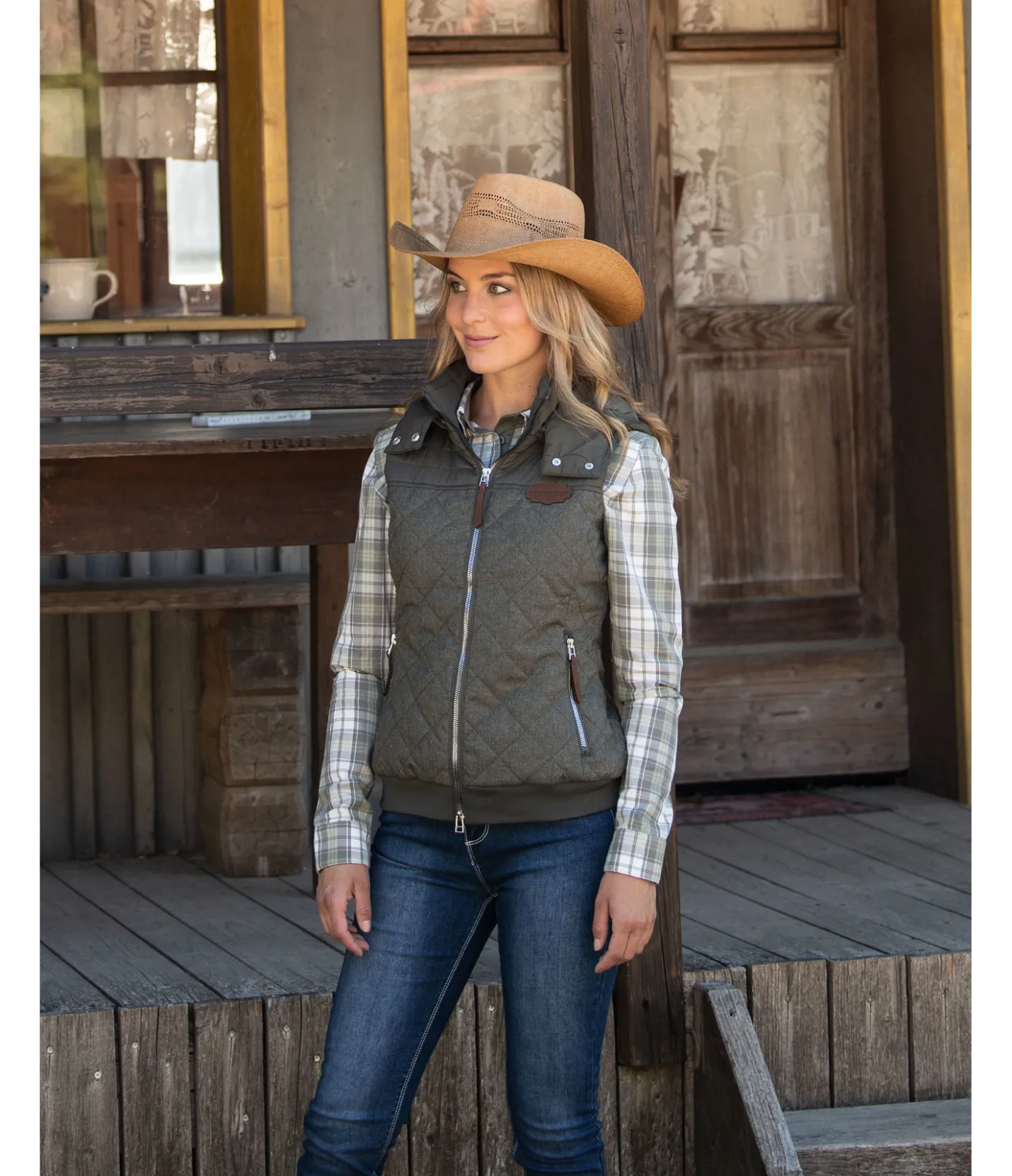 STONEDEEK Gilet femme Winnie romarin Sale