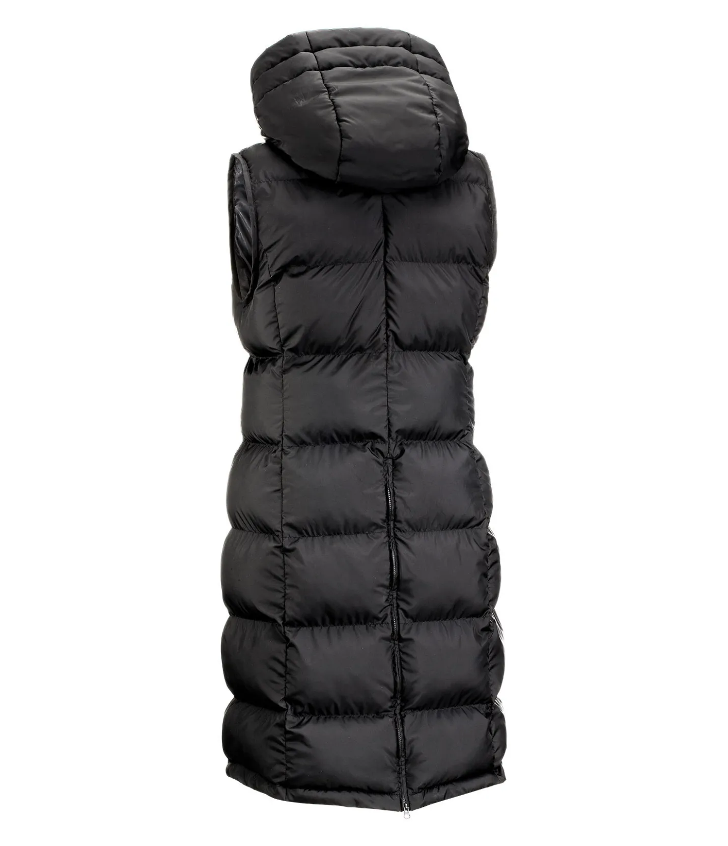 Felix Bühler Gilet long à capuche Clara noir Hot