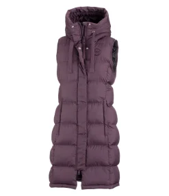 Felix Bühler Gilet long à capuche Clara vignoble Hot