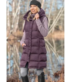 Felix Bühler Gilet long à capuche Clara vignoble Hot