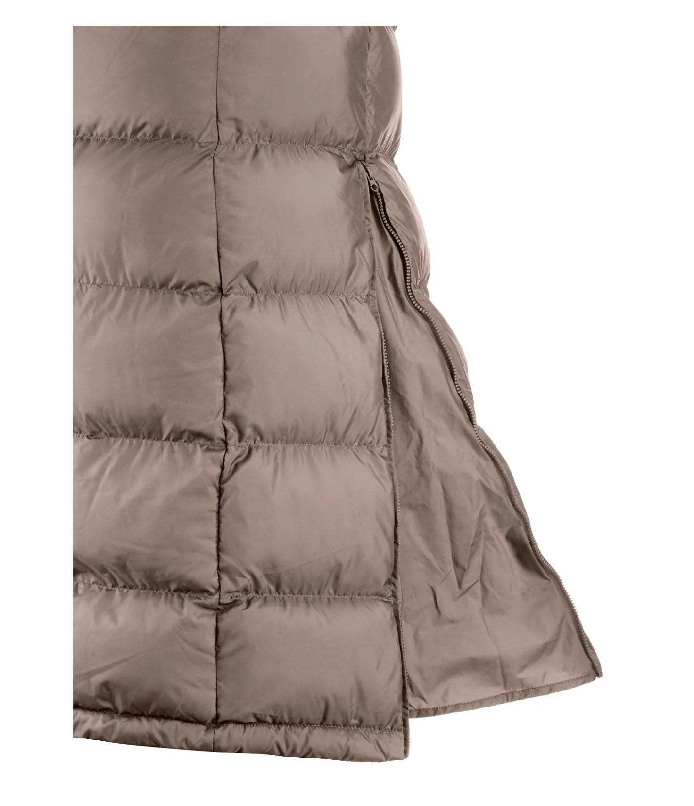 Felix Bühler Gilet long à capuche Clara noisette New