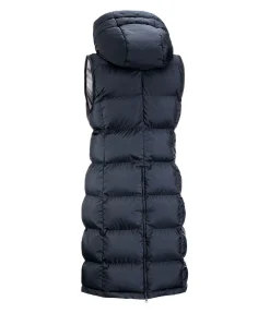 Felix Bühler Gilet long à capuche Clara navy Discount