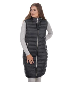 Felix Bühler Gilet long Fleur noir New