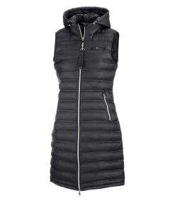 Felix Bühler Gilet long Fleur noir New