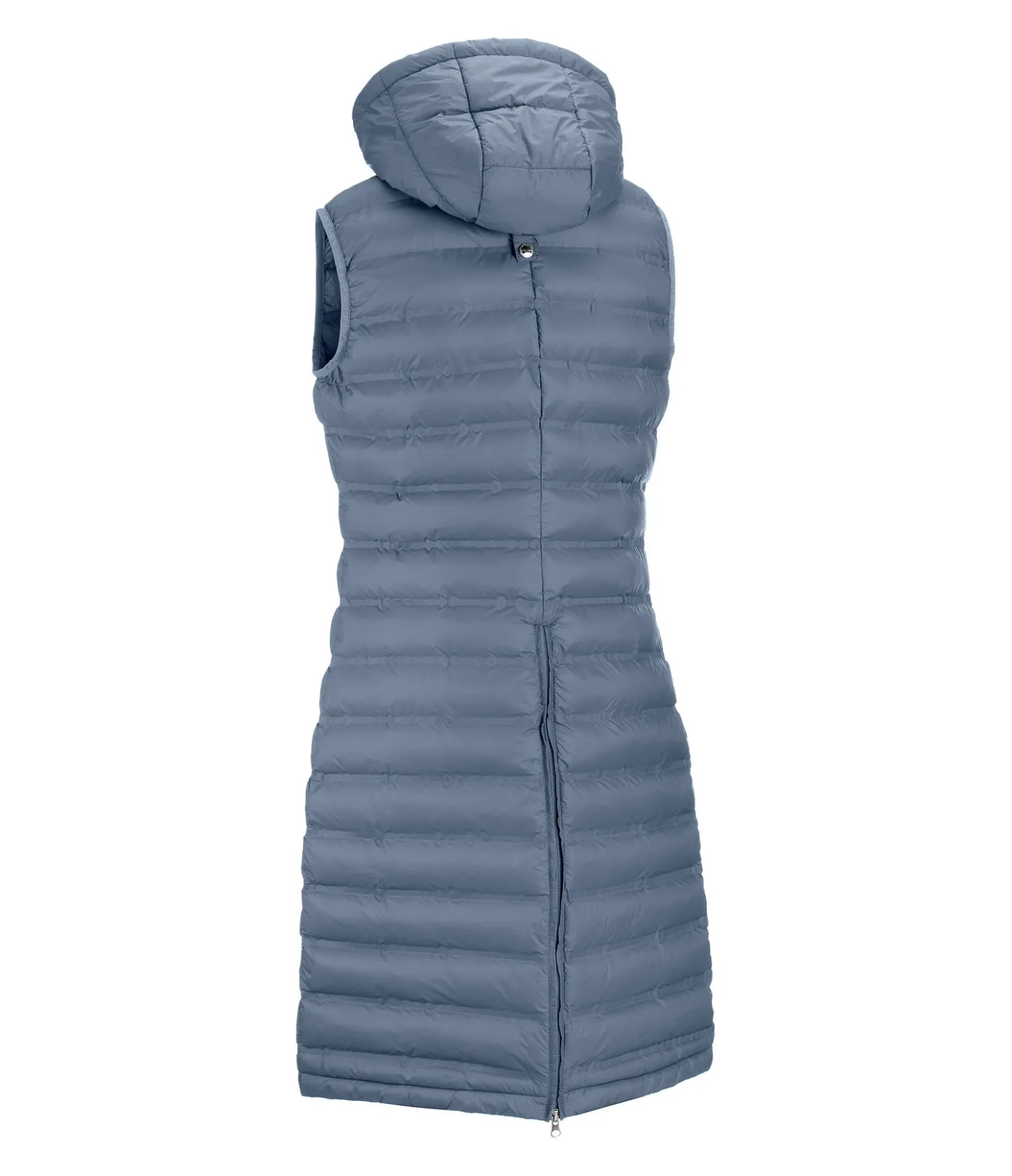 Felix Bühler Gilet long Fleur bleu fumée Best