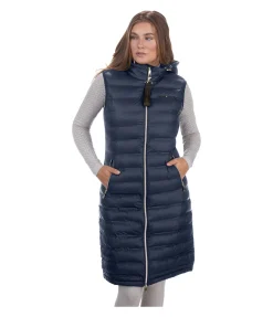 Felix Bühler Gilet long Fleur navy New