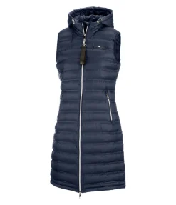 Felix Bühler Gilet long Fleur navy New