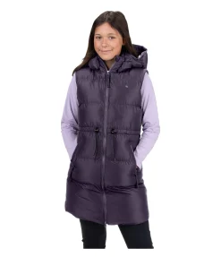 Felix Bühler Gilet long enfant violet foncé Discount