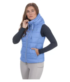 Felix Bühler Gilet matelassé à capuche Mila bleu Ibiza Best