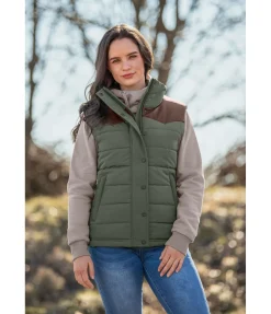 STONEDEEK Gilet matelassé Hazel vert mousse Sale