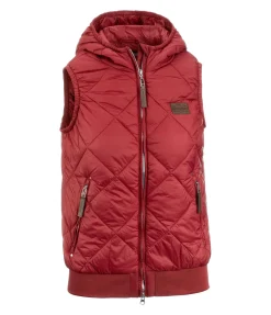 STONEDEEK Gilet matelassé femme Mathilda rouge tomate Best