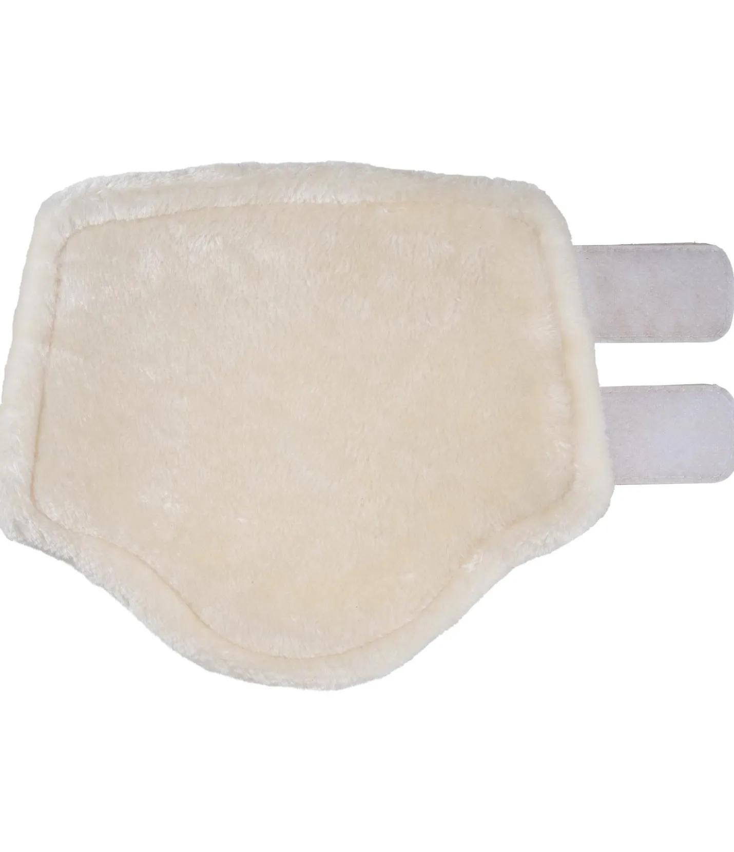 SHOWMASTER Guêtres de dressage antérieures en polaire Teddy blanc Hot