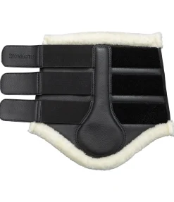 SHOWMASTER Guêtres de dressage avec polaire Teddy Classic (pour postérieurs) noir Discount