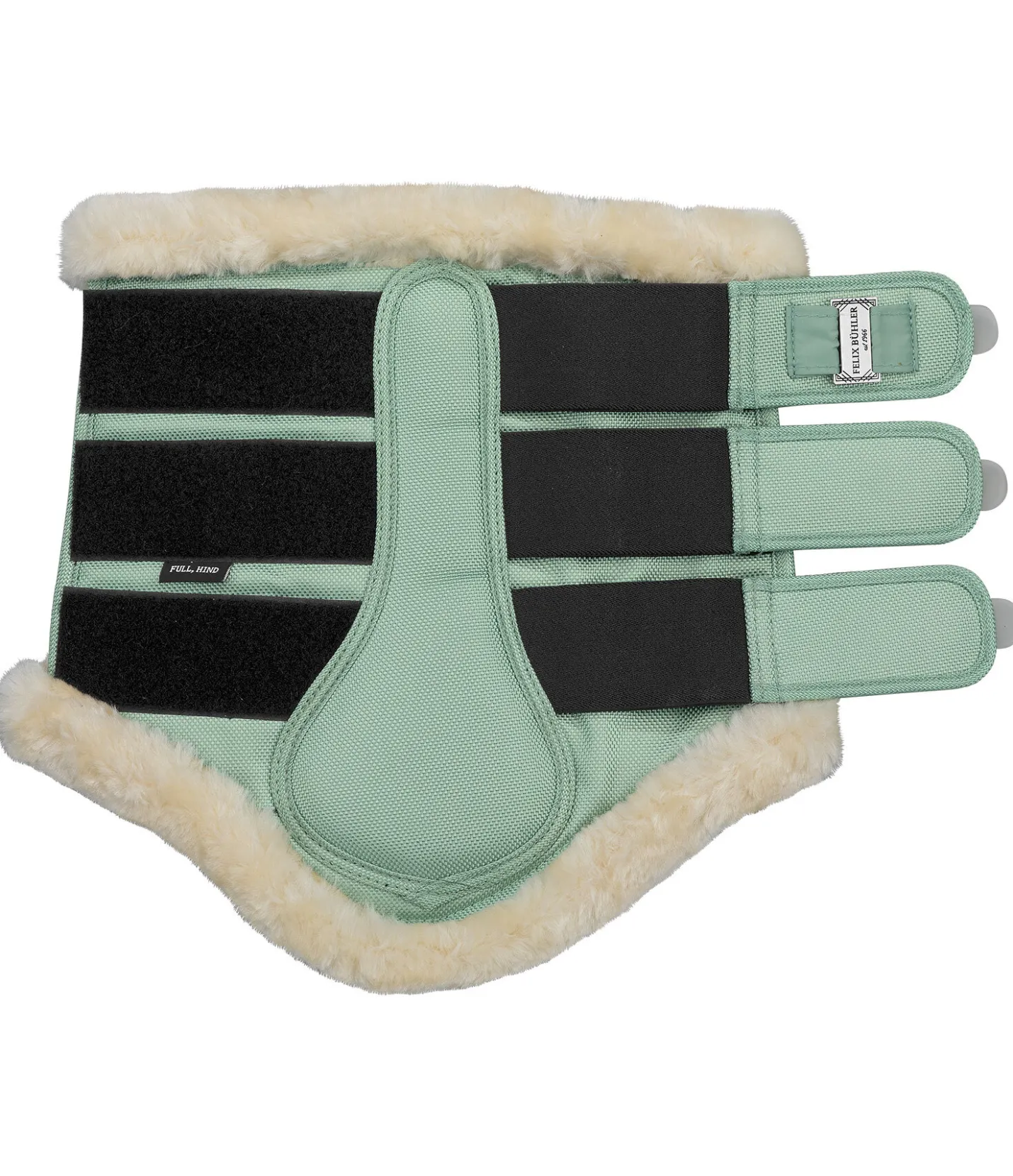 Felix Bühler Guêtres de dressage en polaire Teddy Essential (postérieurs) aloe vera Hot