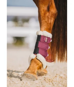 Felix Bühler Guêtres de dressage en polaire Teddy Essential (postérieurs) wild berry Best