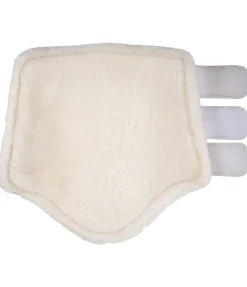 SHOWMASTER Guêtres de dressage postérieures en polaire Teddy blanc Best